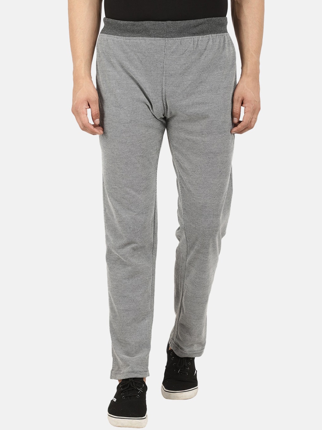 

V-Mart Men Grey Solid Cotton Track Pants