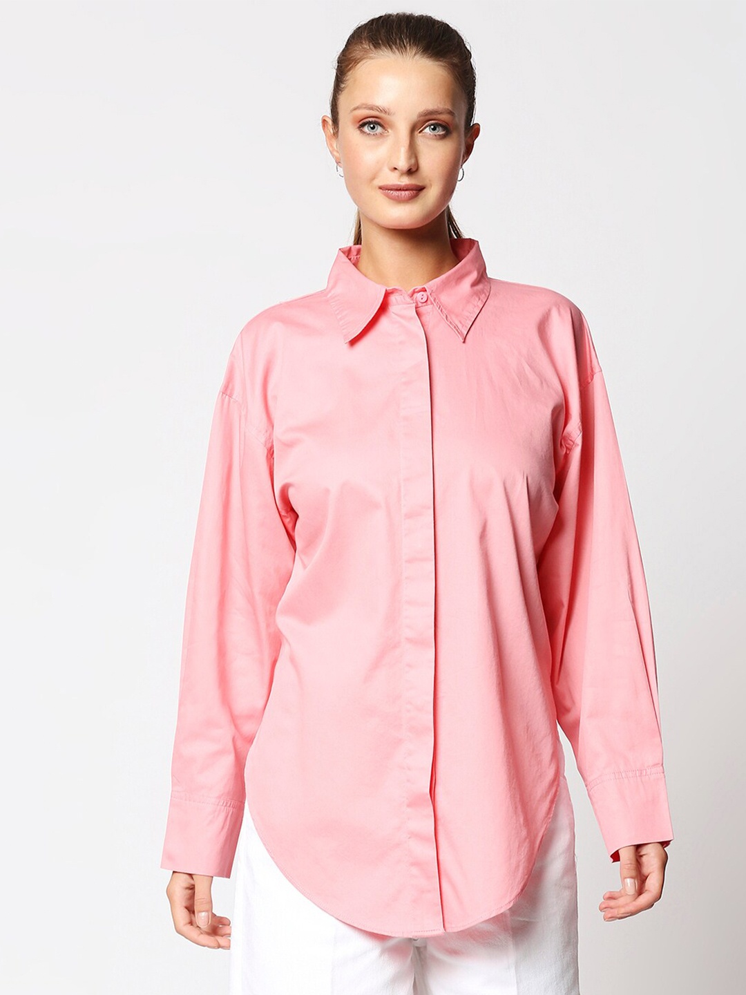 

Remanika Women Pink Comfort Casual Shirt