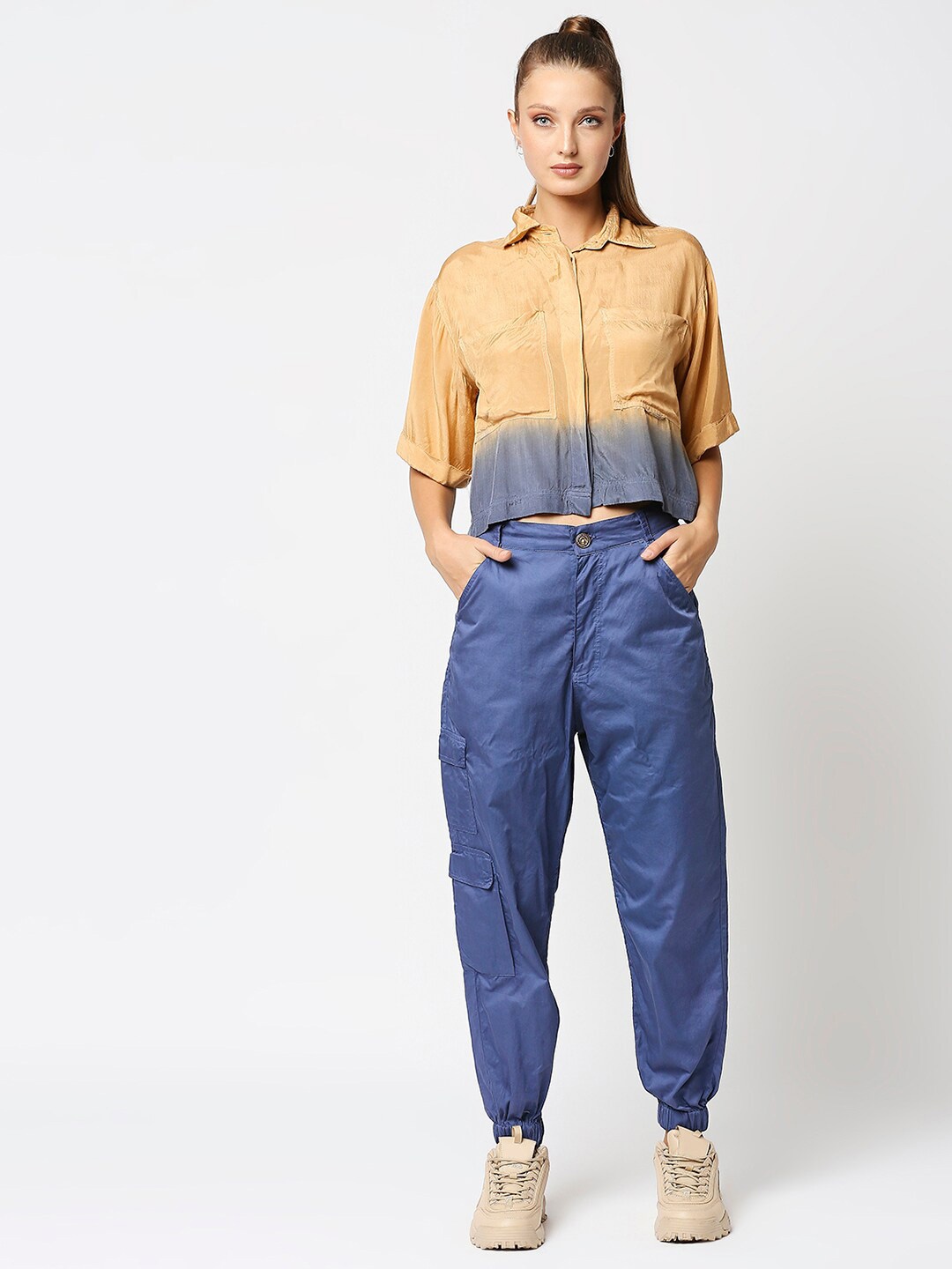 

Remanika Women Blue Comfort Casual Shirt