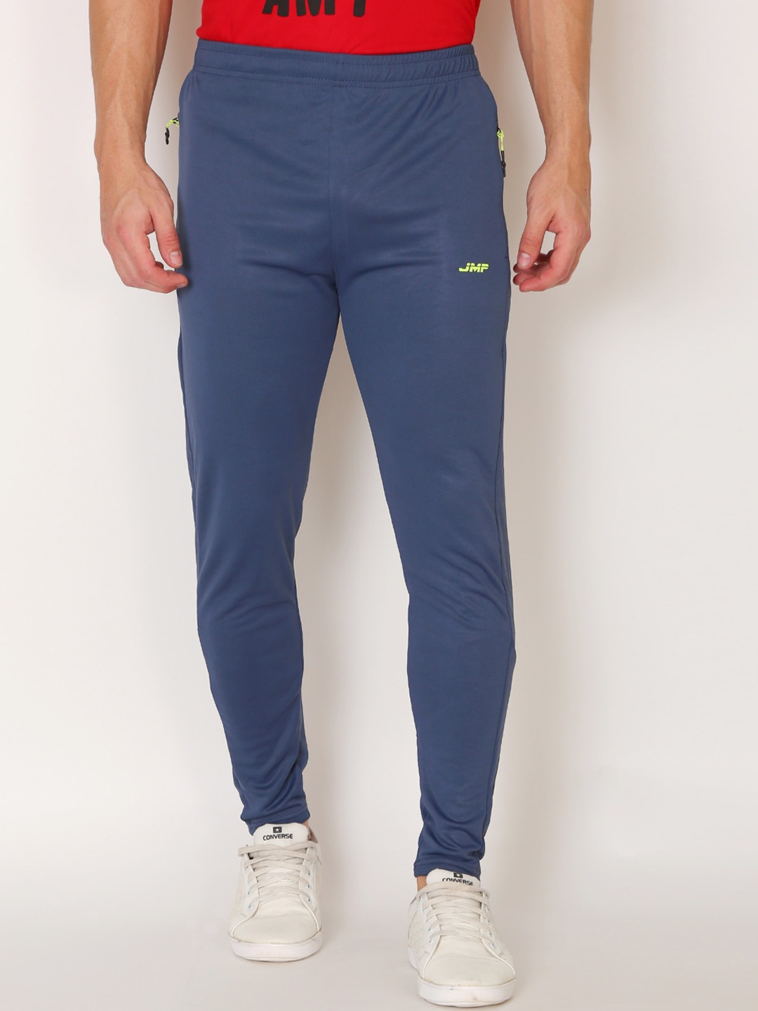 

JMP Men Blue Solid Slim-Fit Track Pants