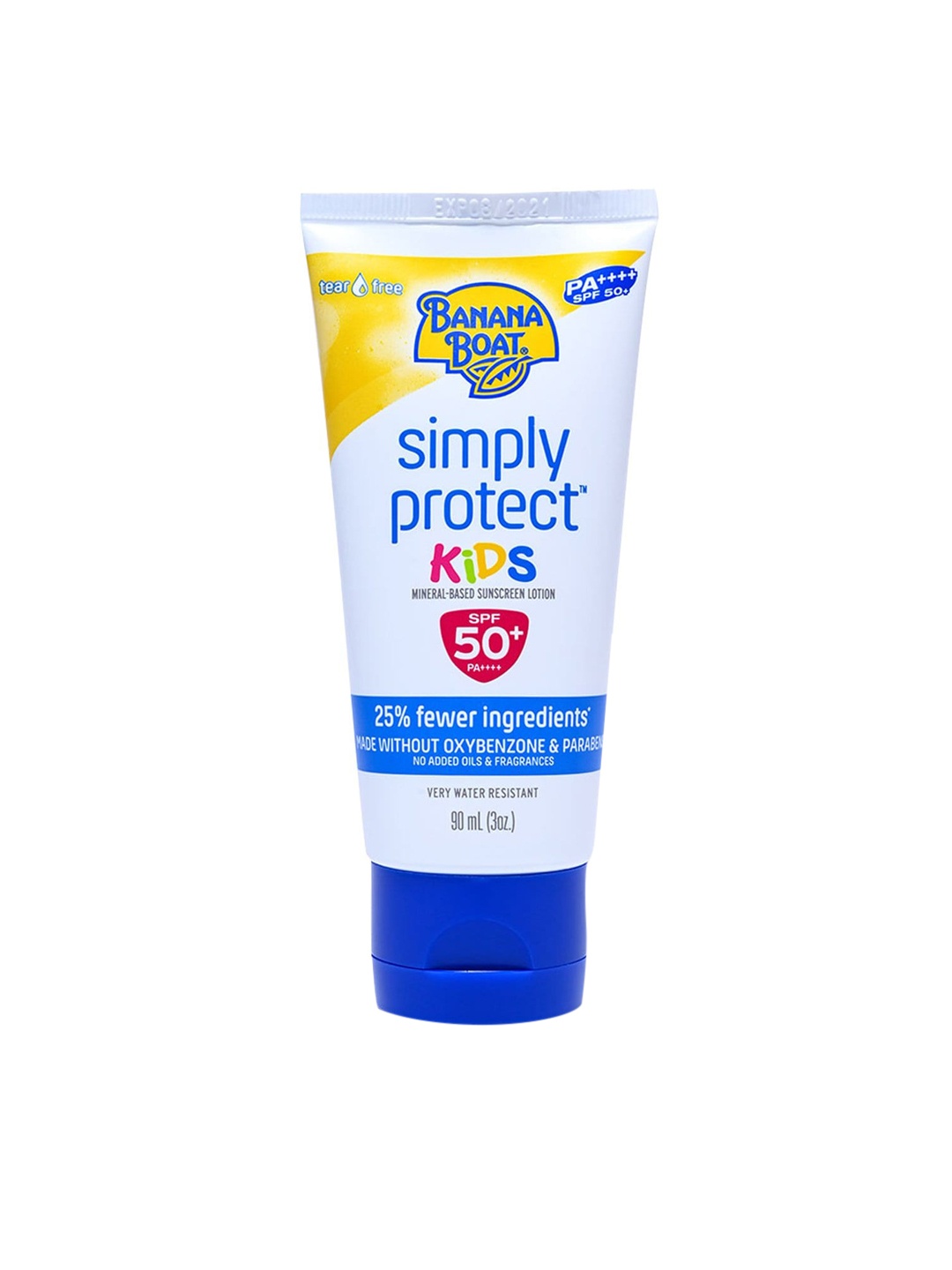 

Banana Boat Kids Simply Protect SPF 50+ PA++++ Sunscreen Lotion - 90 ml, Blue