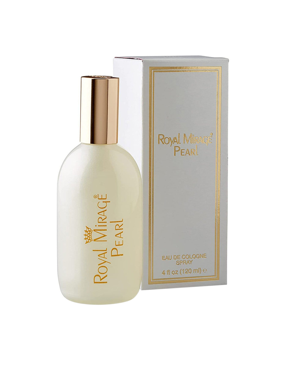 

Royal Mirage Men Pearl Eau De Cologne Perfume 120ml, Silver