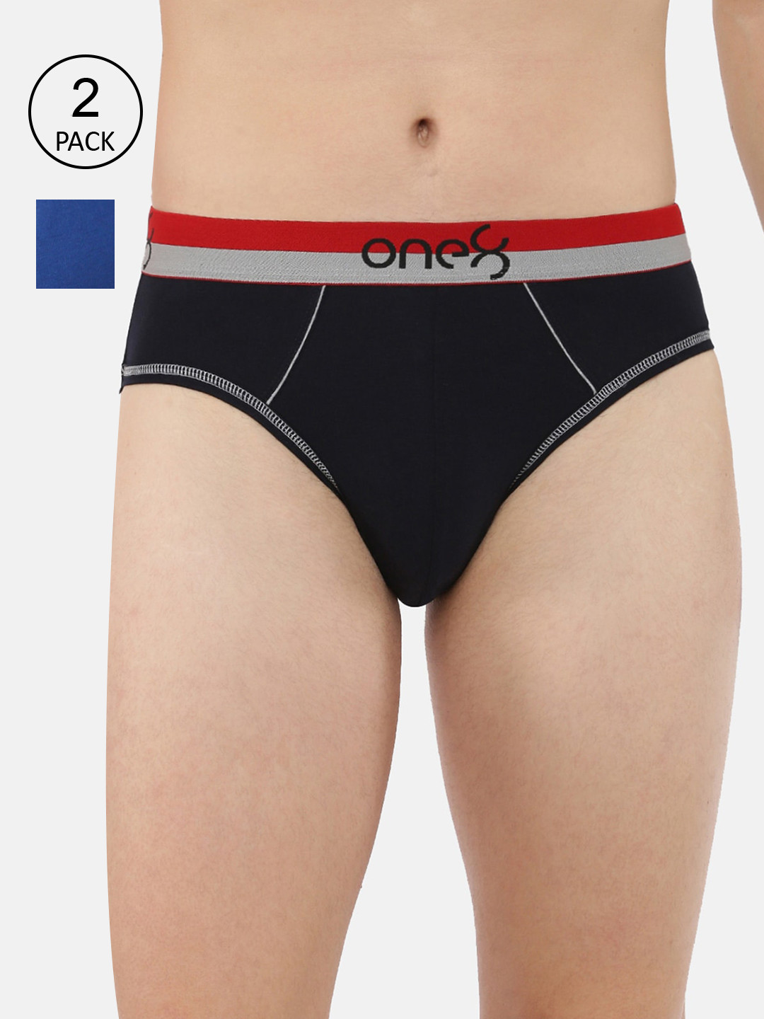 

one8 by Virat Kohli Men Solid Ultra Premium Stretch Briefs, Black