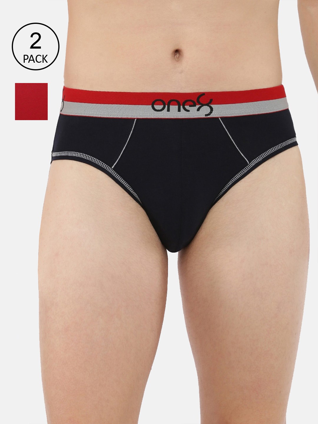 

one8 by Virat Kohli Men Ultra Premium Stretch Briefs, Red