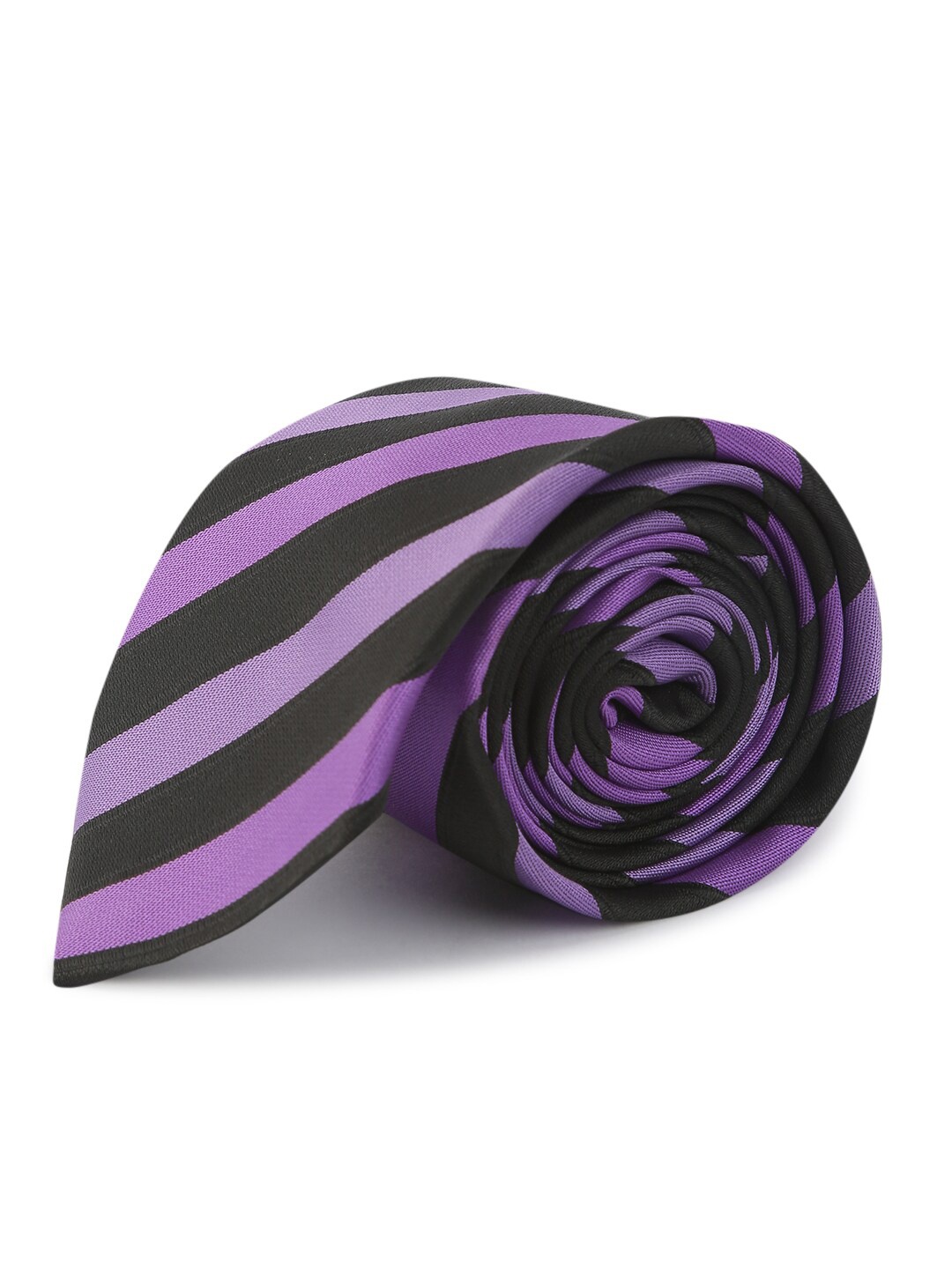

ELLIS Men Purple & Black Broad Tie