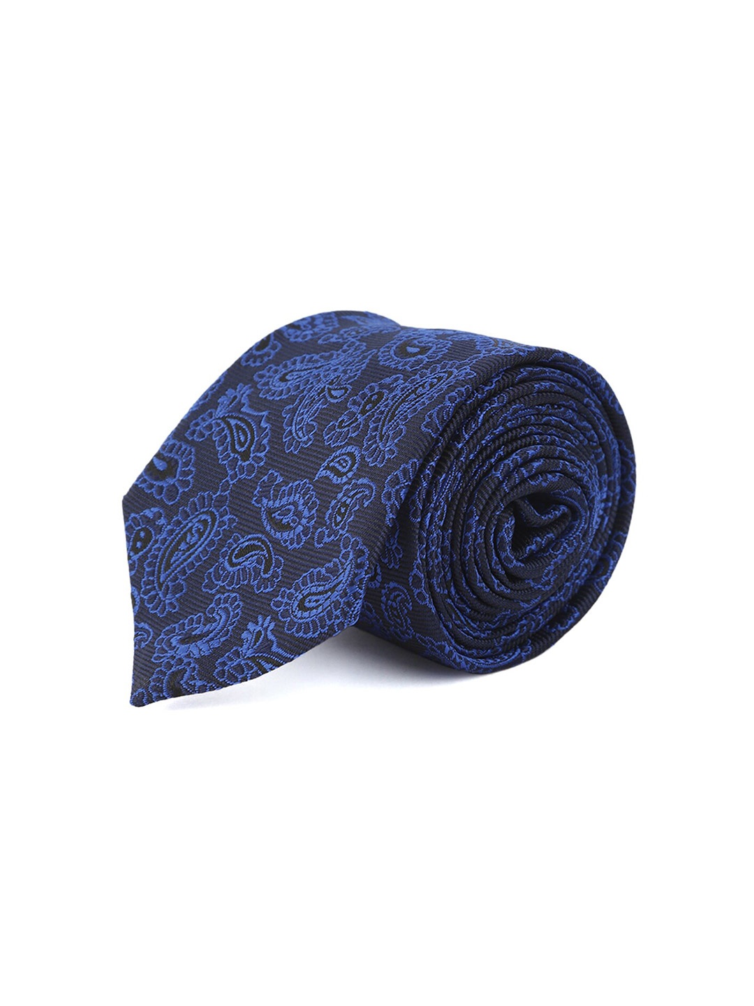 

ELLIS Men Blue Woven Design Broad Tie