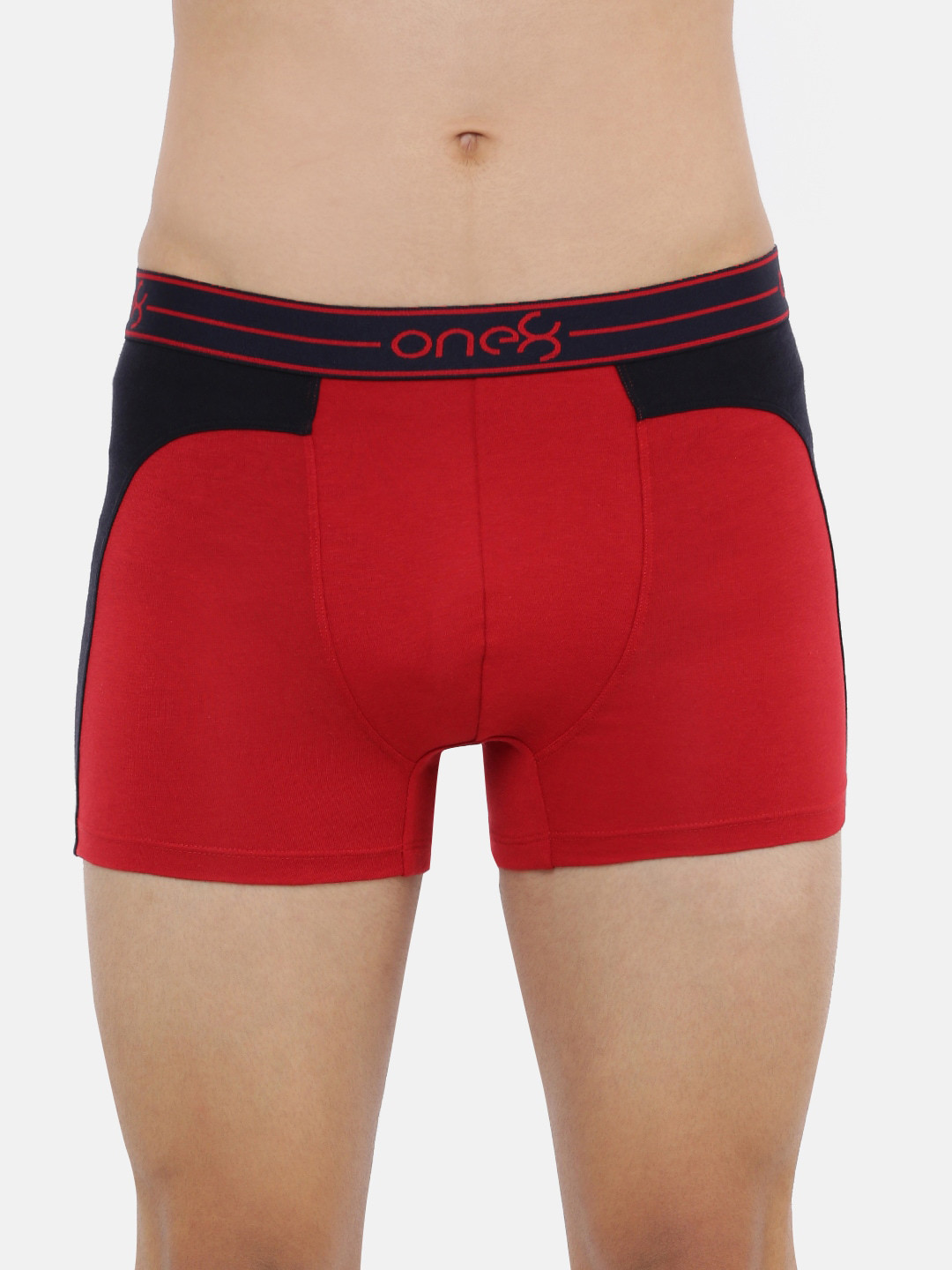

one8 by Virat Kohli Men Red & Black Solid Trunk ONE8_712_RD_1PC, Multi