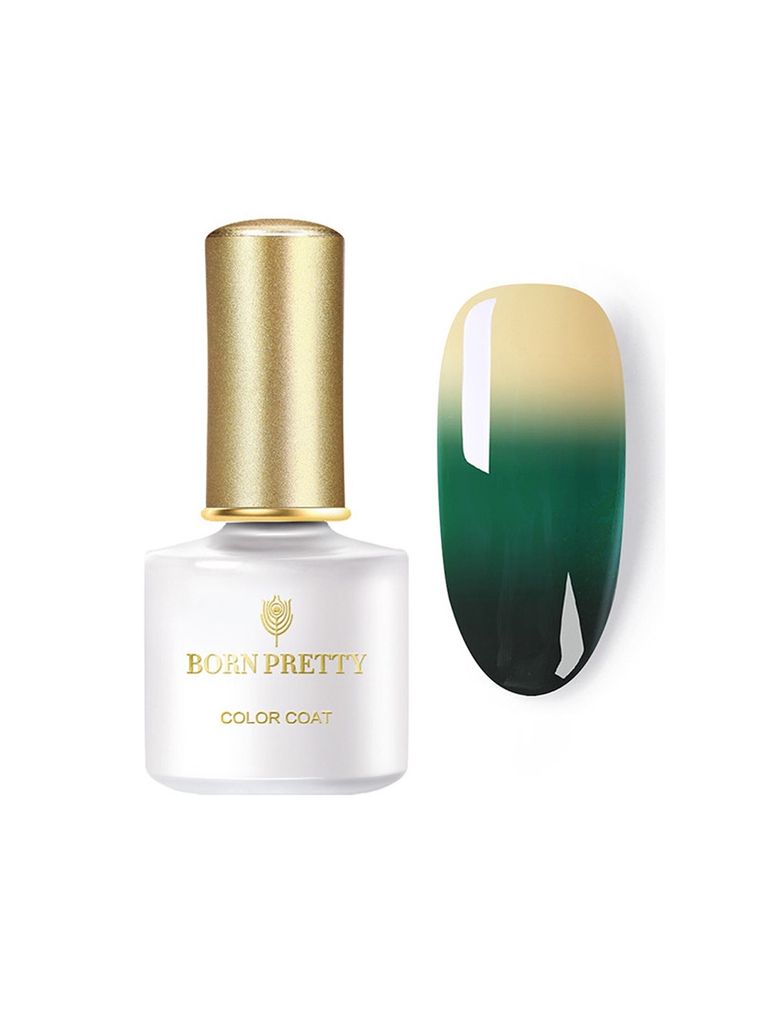 BORN PRETTY Thermal Color Changing UV-LED Gel Nail Polish - DT07, Off white