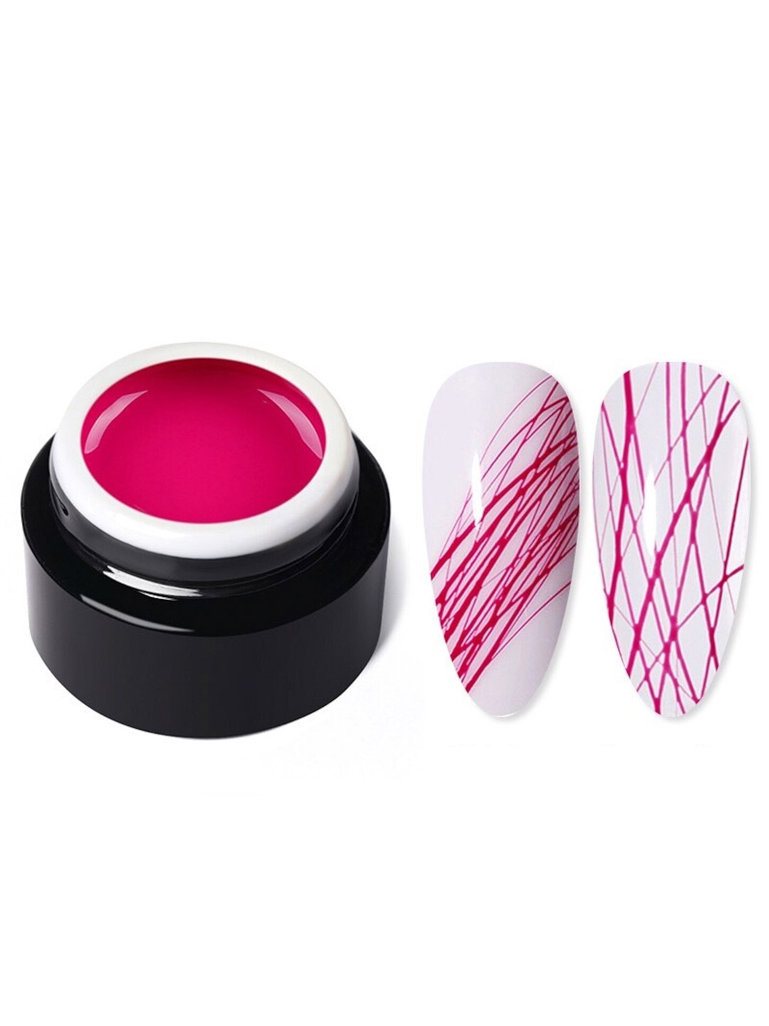 

BORN PRETTY Spider Pull Lines Drawing Thick Elastic UV Nail Art Gel - Shade SG09, Magenta