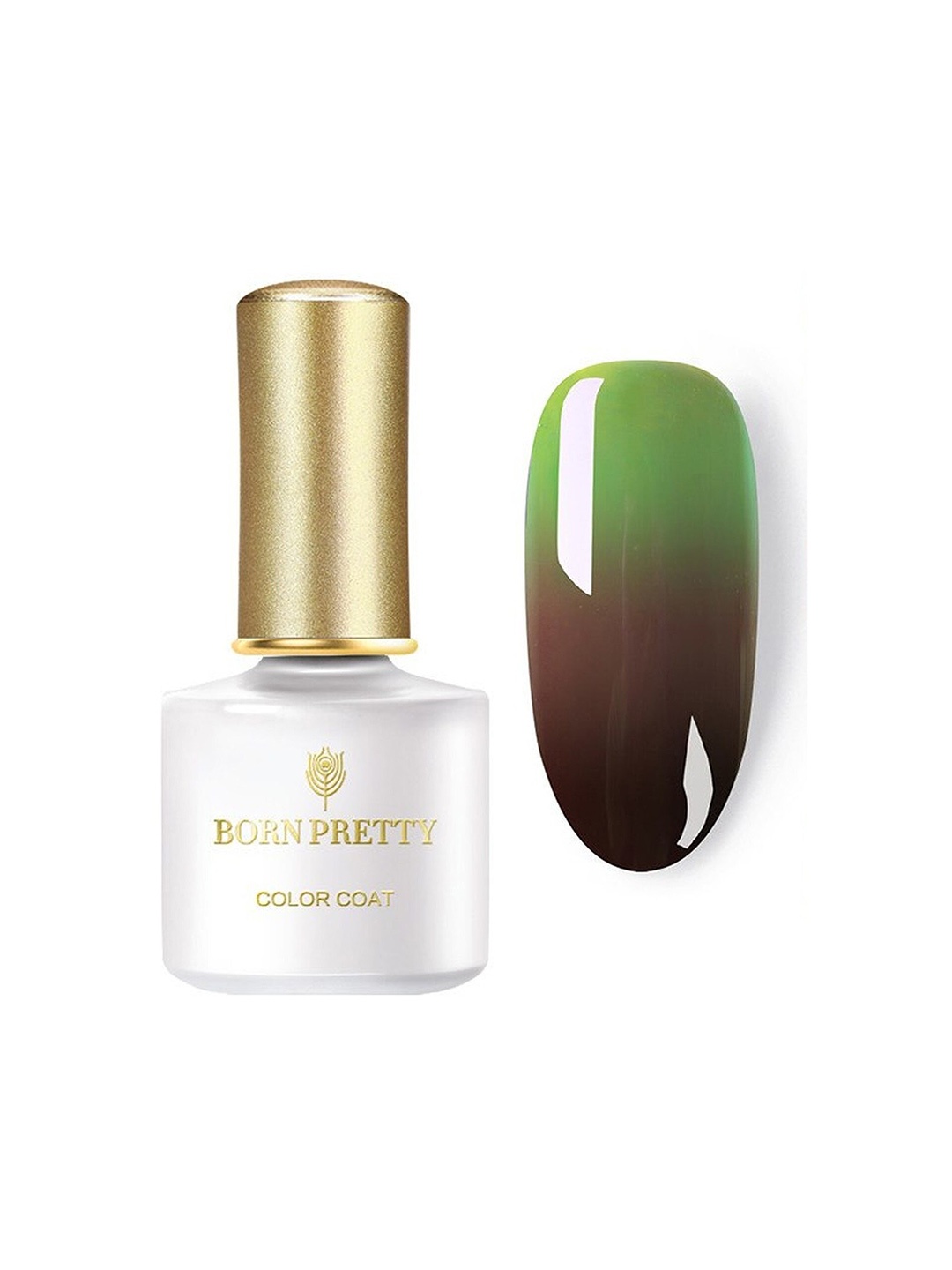 

BORN PRETTY Color Coat Temperature Changing UV Gel Nail Polish 6 ml - DT02, Green