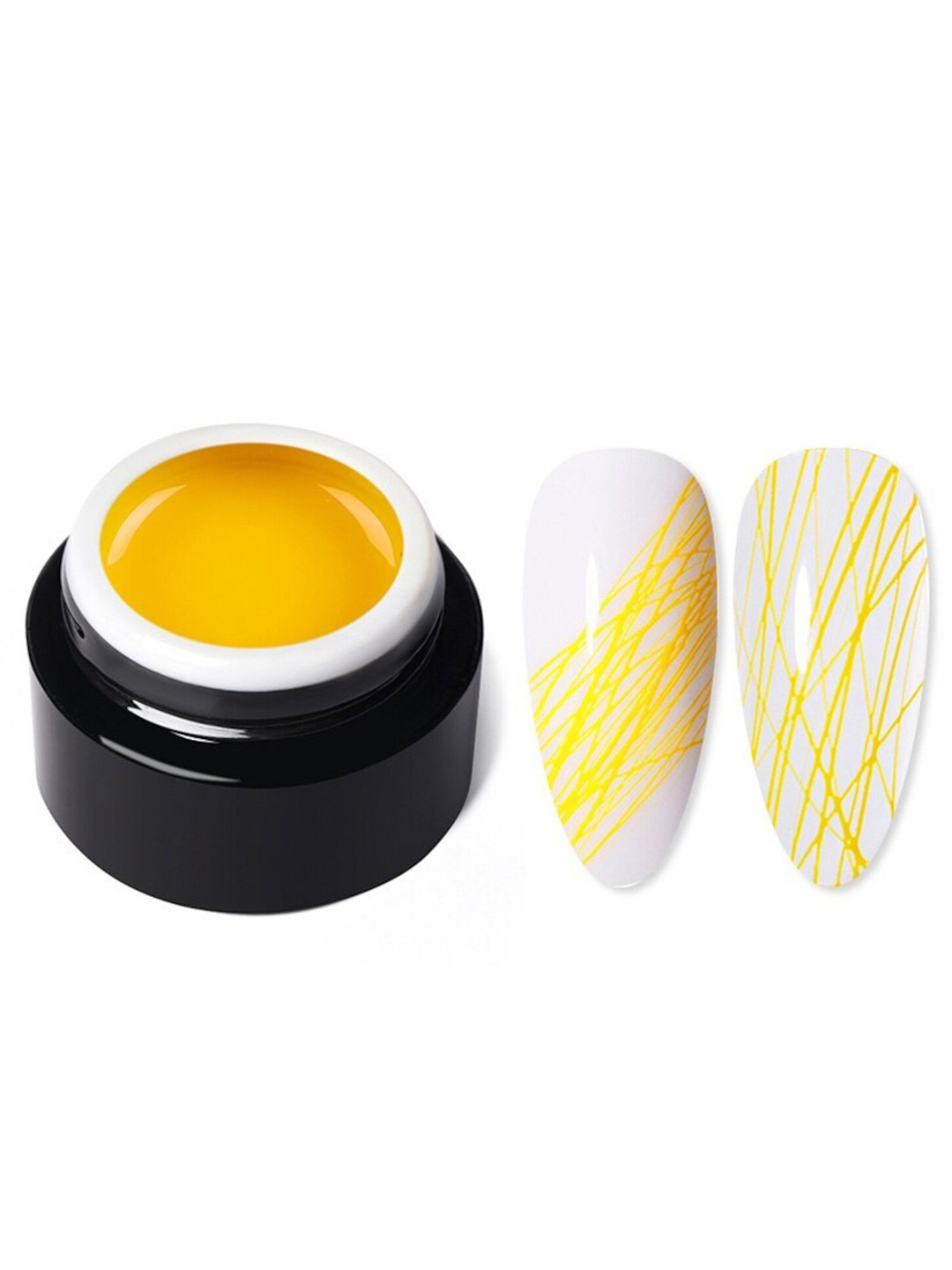 

BORN PRETTY Spider Pull Lines Drawing Thick Elastic UV Nail Art Gel - Shade SG13, Yellow