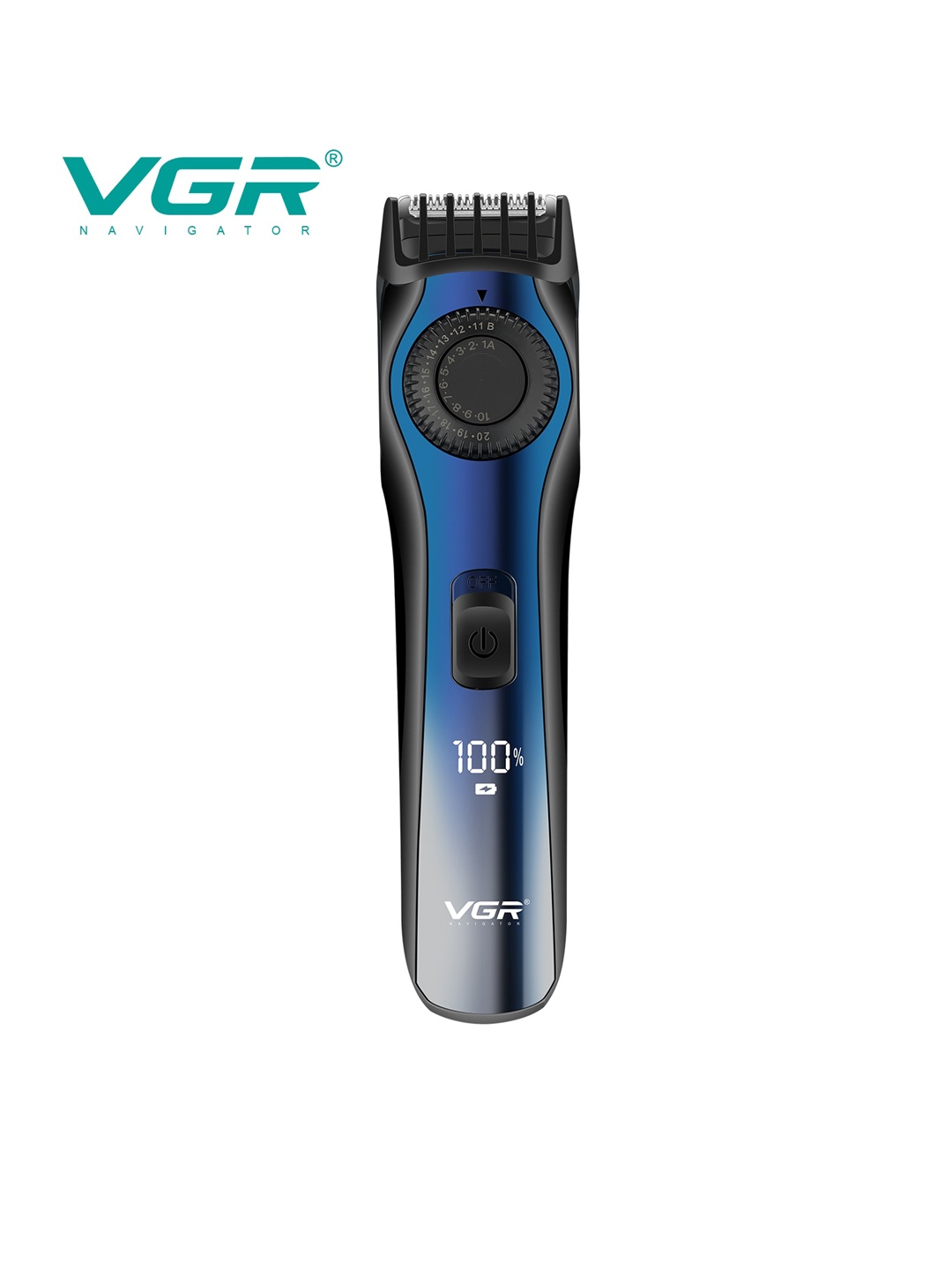 

VGR Men V-080 Cordless Professional Hair Trimmer - Blue & Black