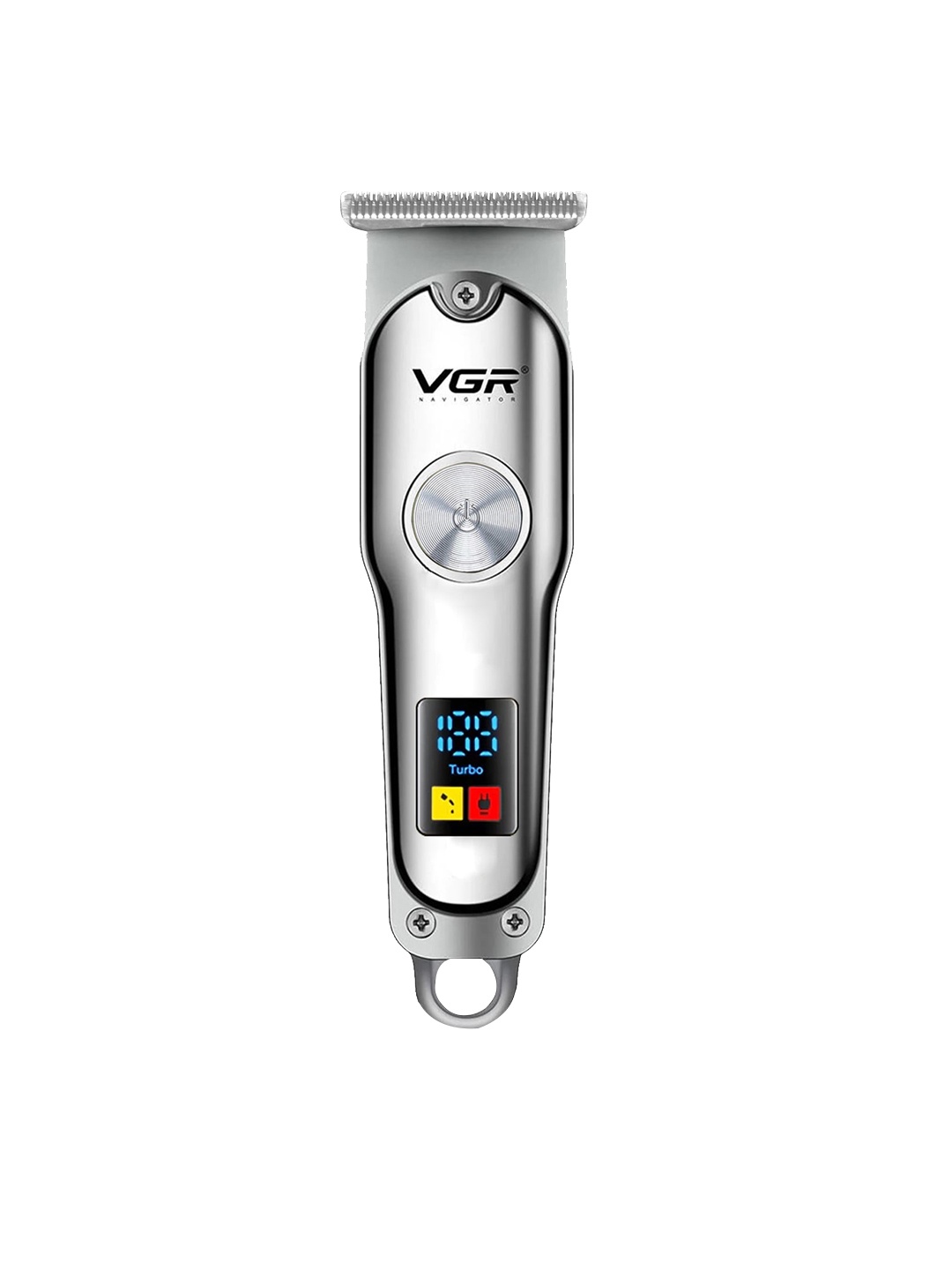 

VGR Men V-290 Professional Hair Clipper with LED Display - Silver-Toned