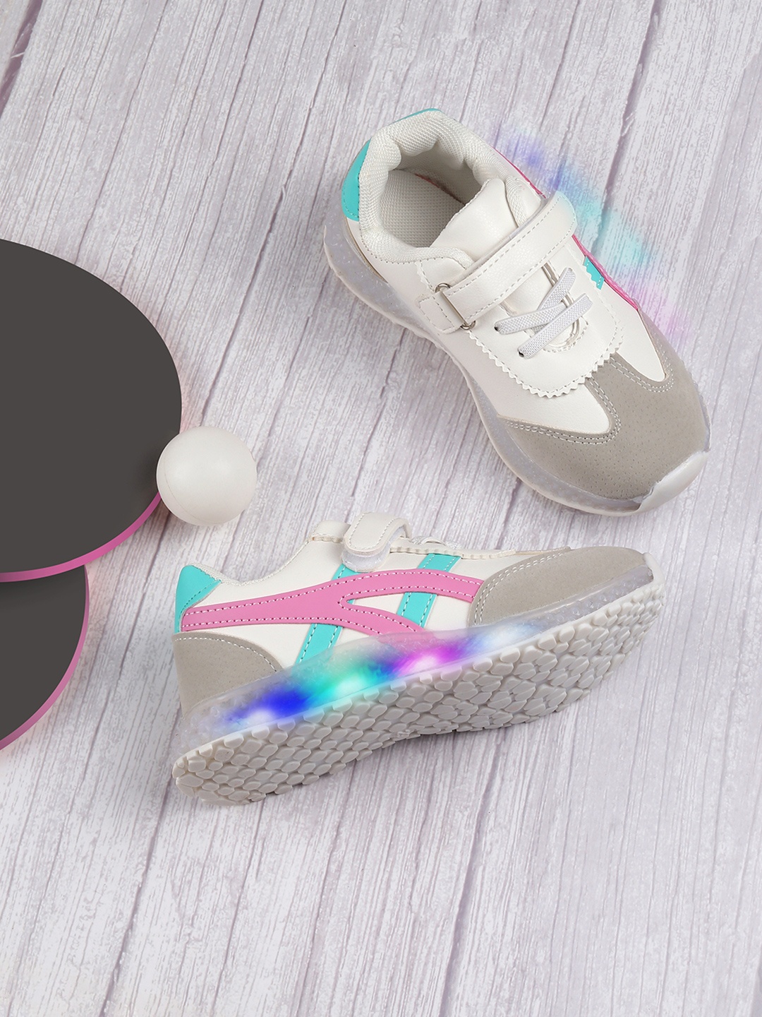 

JAZZY juniors Boys Pink Led Casual Shoes
