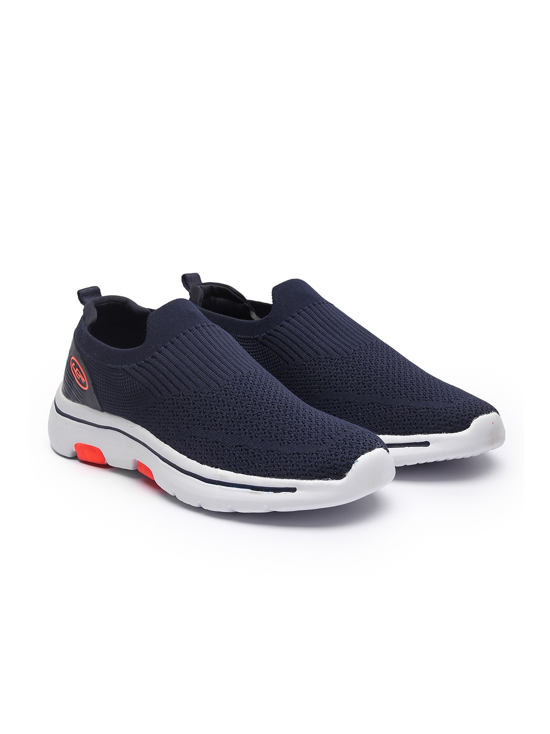 

Lancer Men Navy Blue Textile Running Non-Marking Shoes