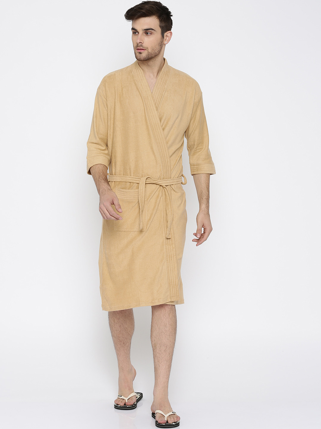 

Sand Dune Unisex Beige Bathrobe
