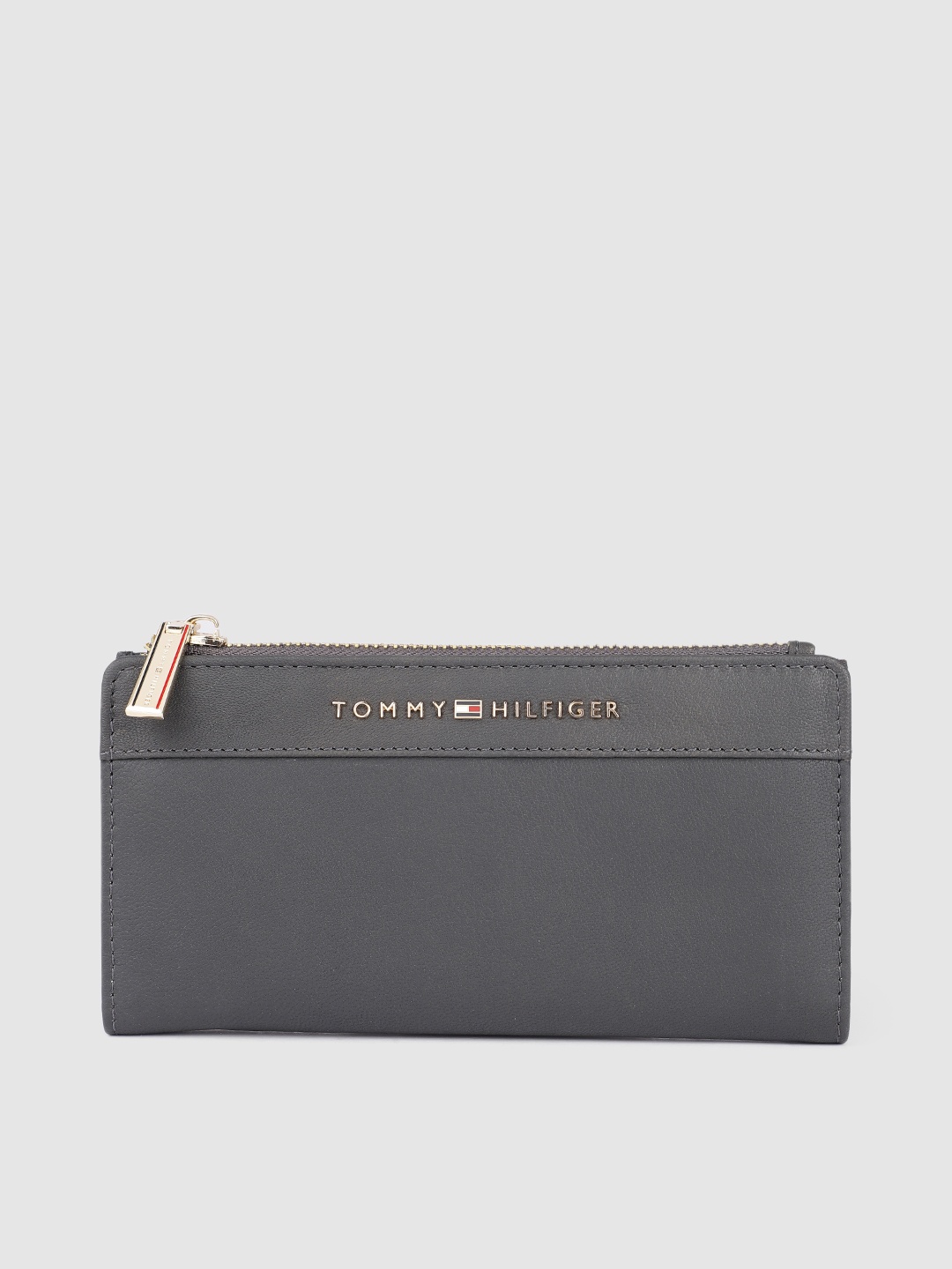 

Tommy Hilfiger Women Grey Leather Two Fold Wallet