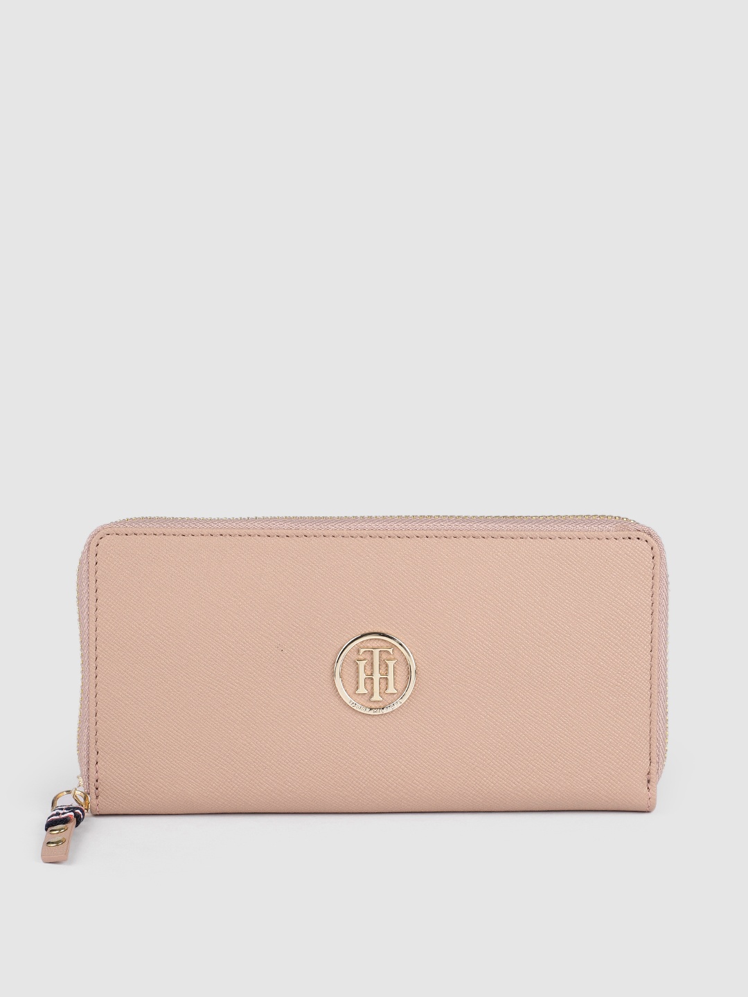

Tommy Hilfiger Women Pink Leather Zip Around Wallet