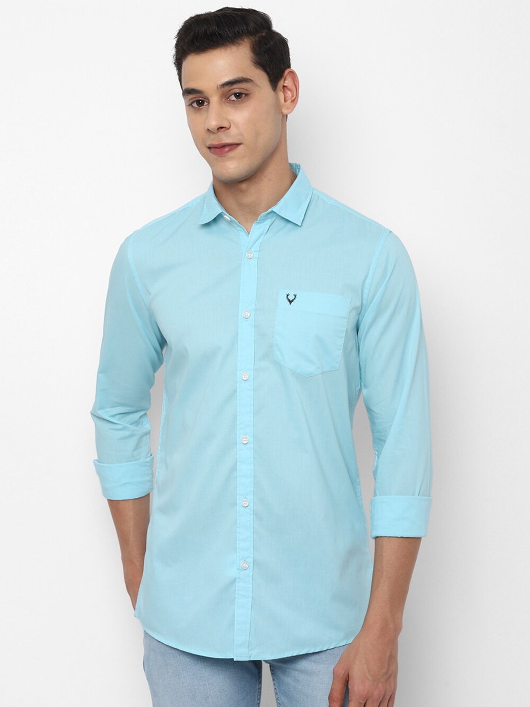 

Allen Solly Sport Men Green Casual Shirt