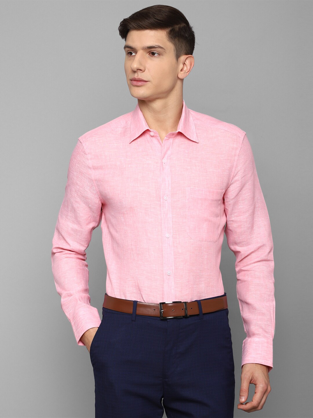 

Louis Philippe Men Pink Formal Shirt