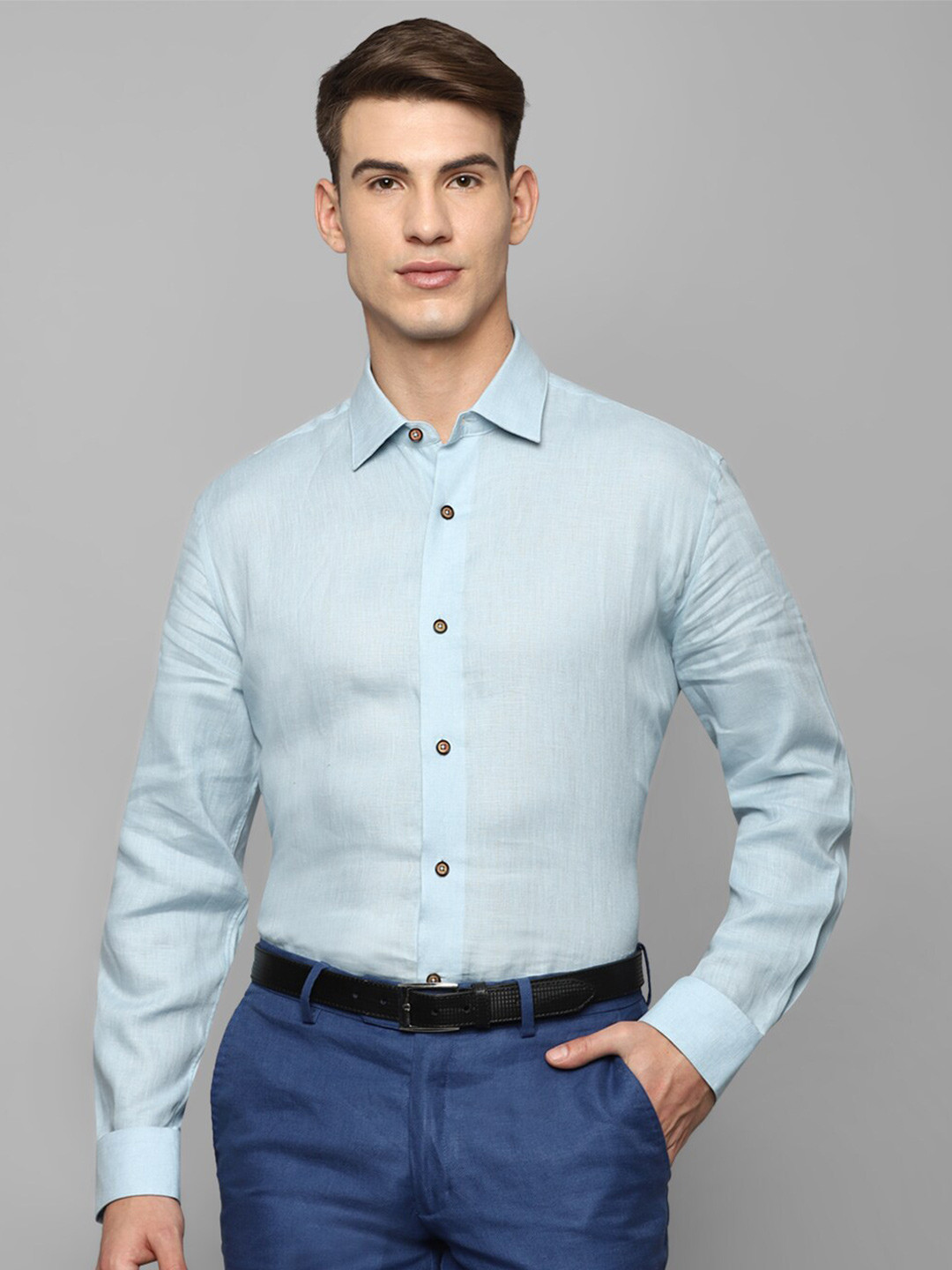 

Luxure by Louis Philippe Men Green Casual Shirt