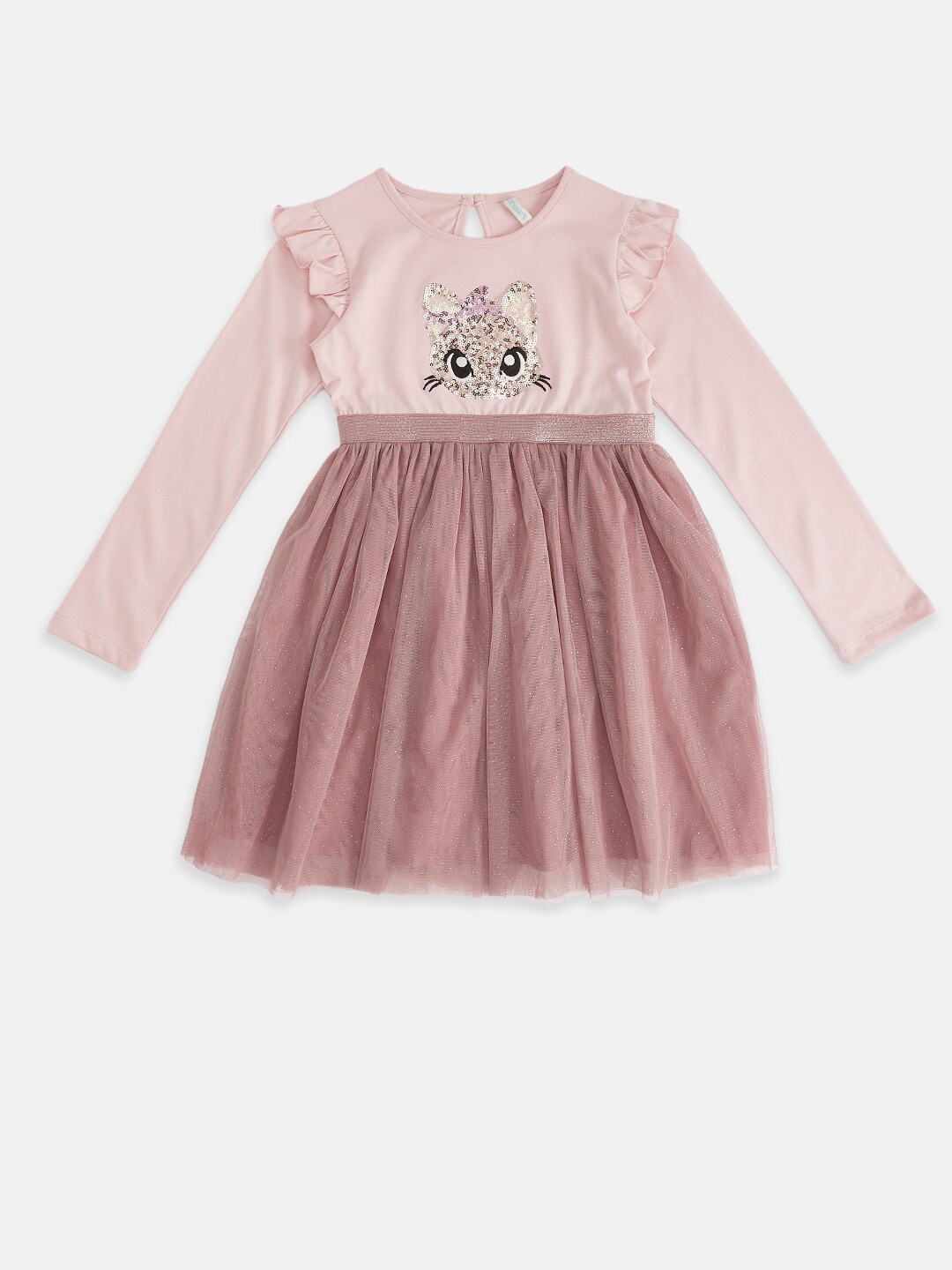 

Pantaloons Junior Pink Satin Dress