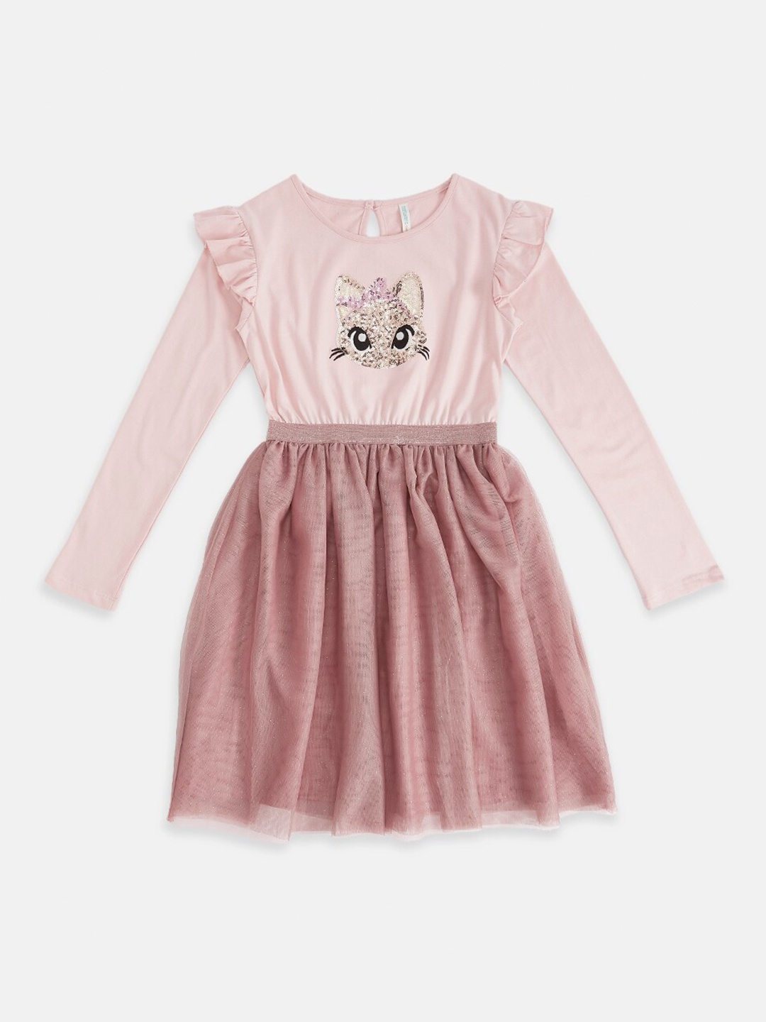 

Pantaloons Junior Pink Floral Dress