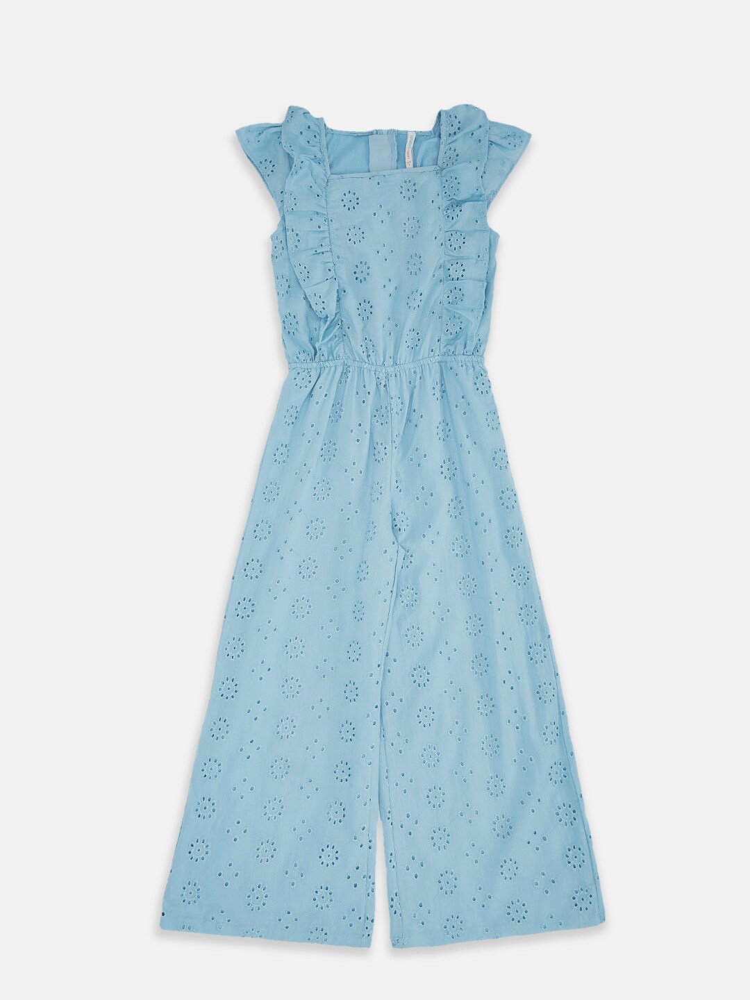 

Pantaloons Junior Blue Floral Denim Maxi Dress