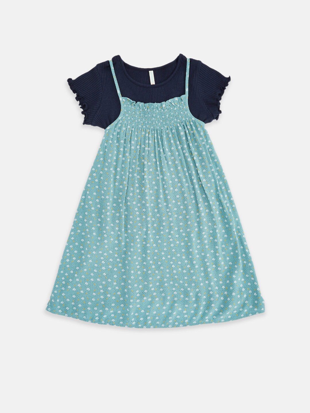 

Pantaloons Junior Teal A-Line Dress