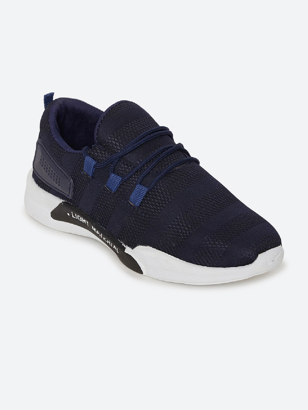 

IMT Women Navy Blue Woven Design Sneakers