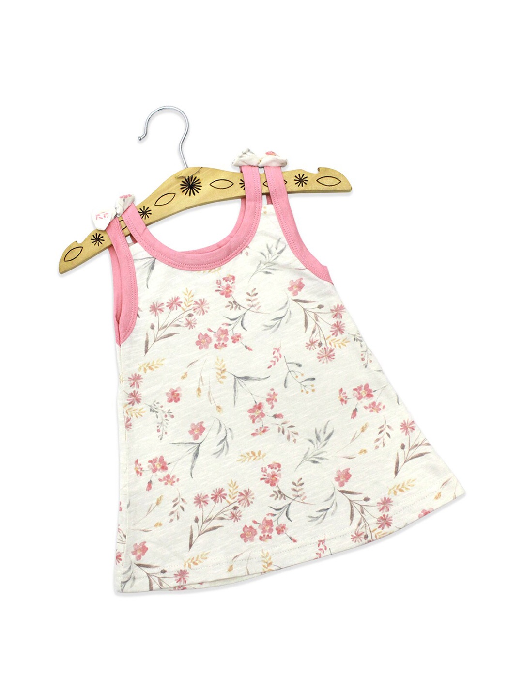 

Born Babies Pink Floral Halter Neck Maxi Dress