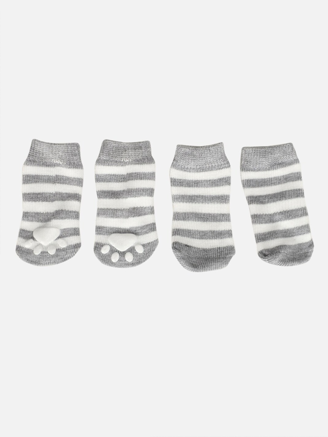 

FOREVER 21 Women Grey Pack of 3 Patterned Ankle-length Socks