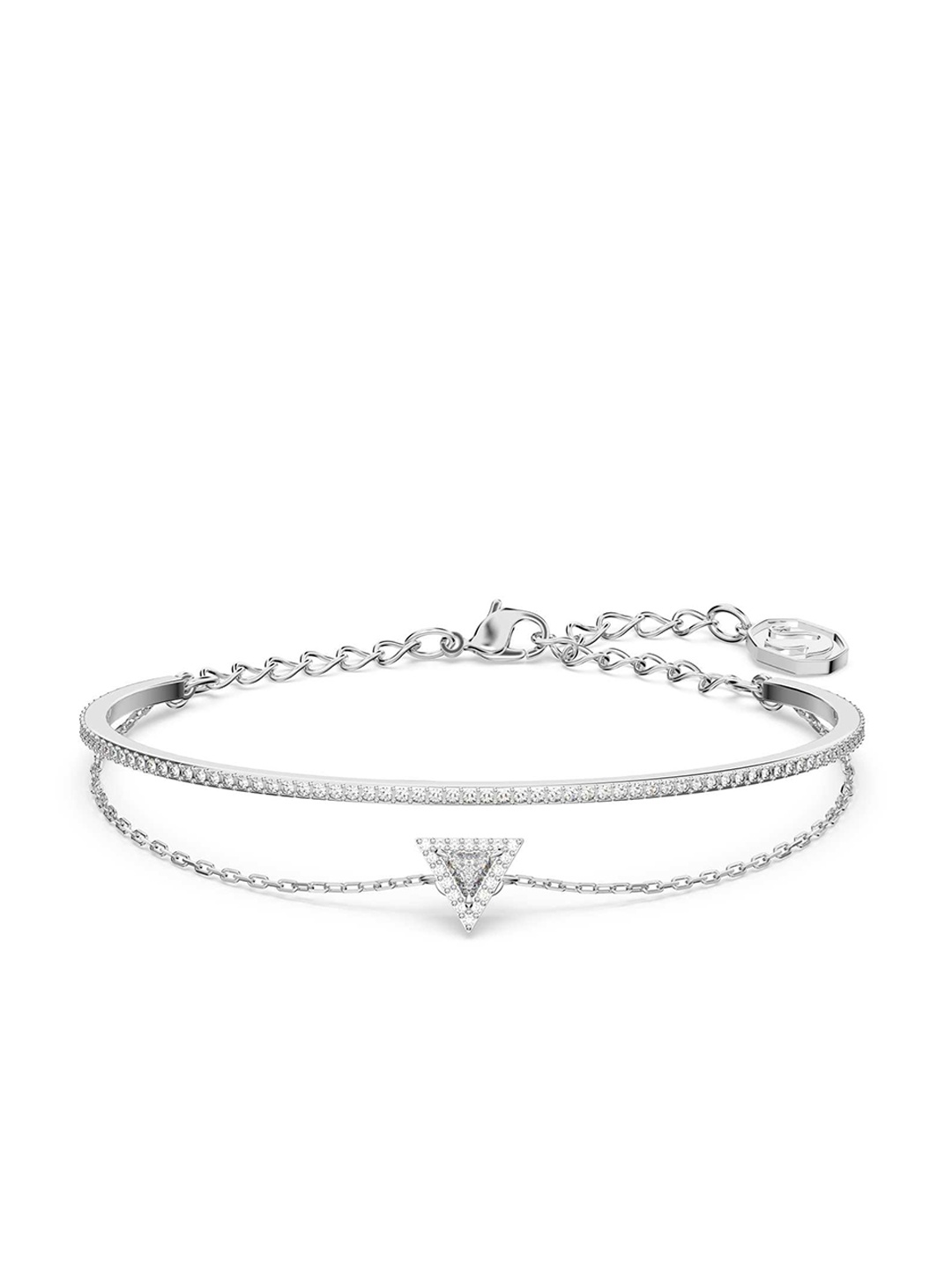 

SWAROVSKI Rhodium-Plated Ortyx Bracelet, White
