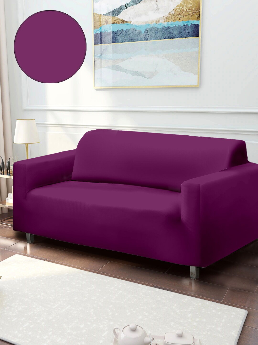 

Cortina Purple 3 Seater Sofa Cover
