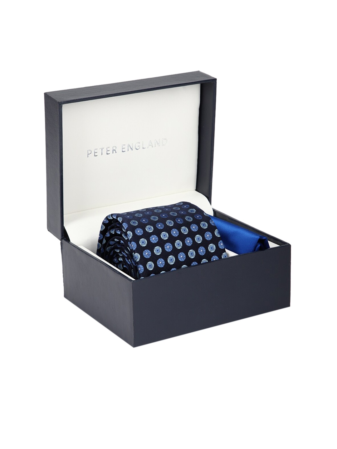 

Peter England Men Blue Accessory Gift Set