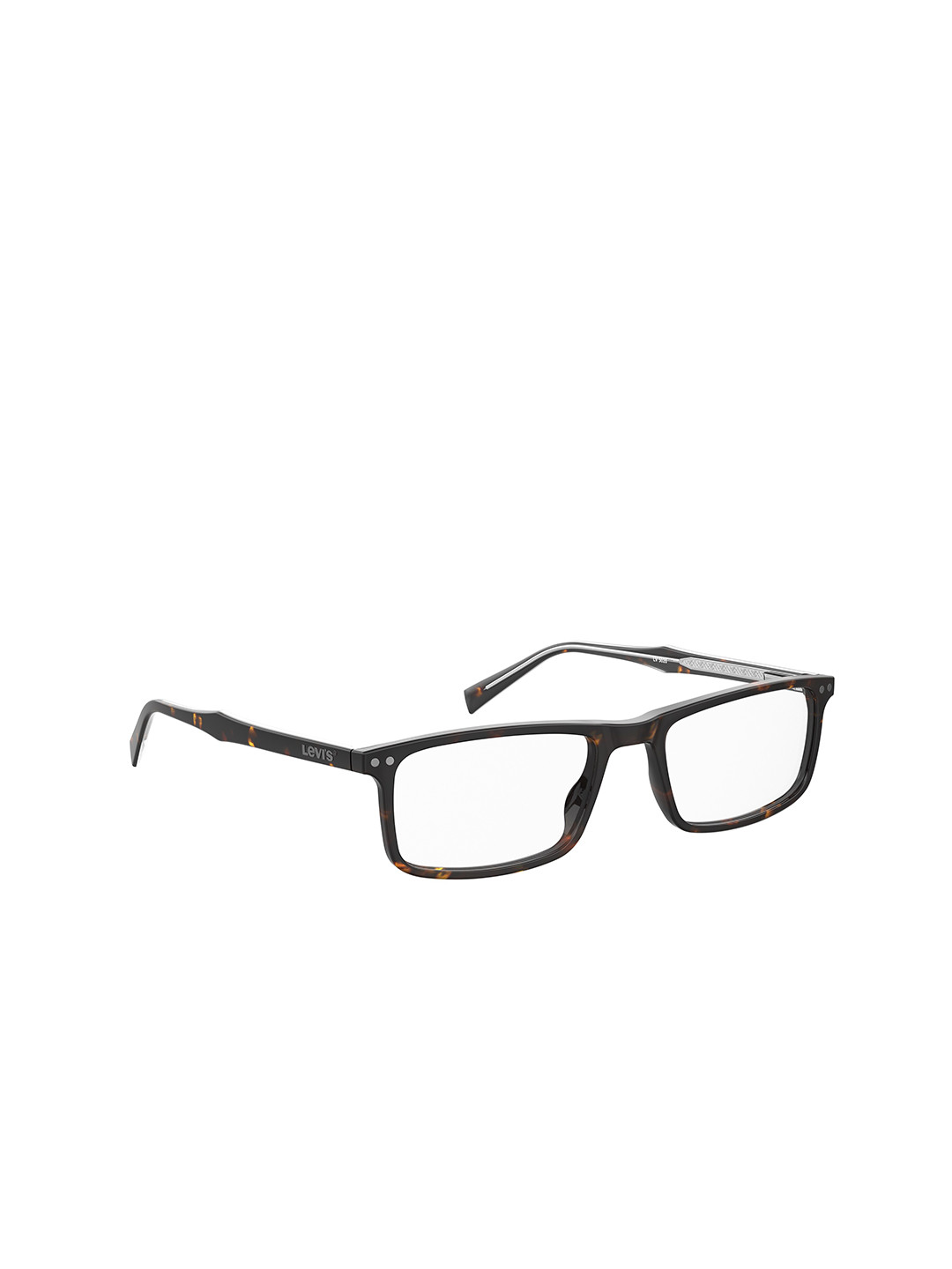 

Levis Men Clear Lens & Brown Aviator Sunglasses with Polarised Lens