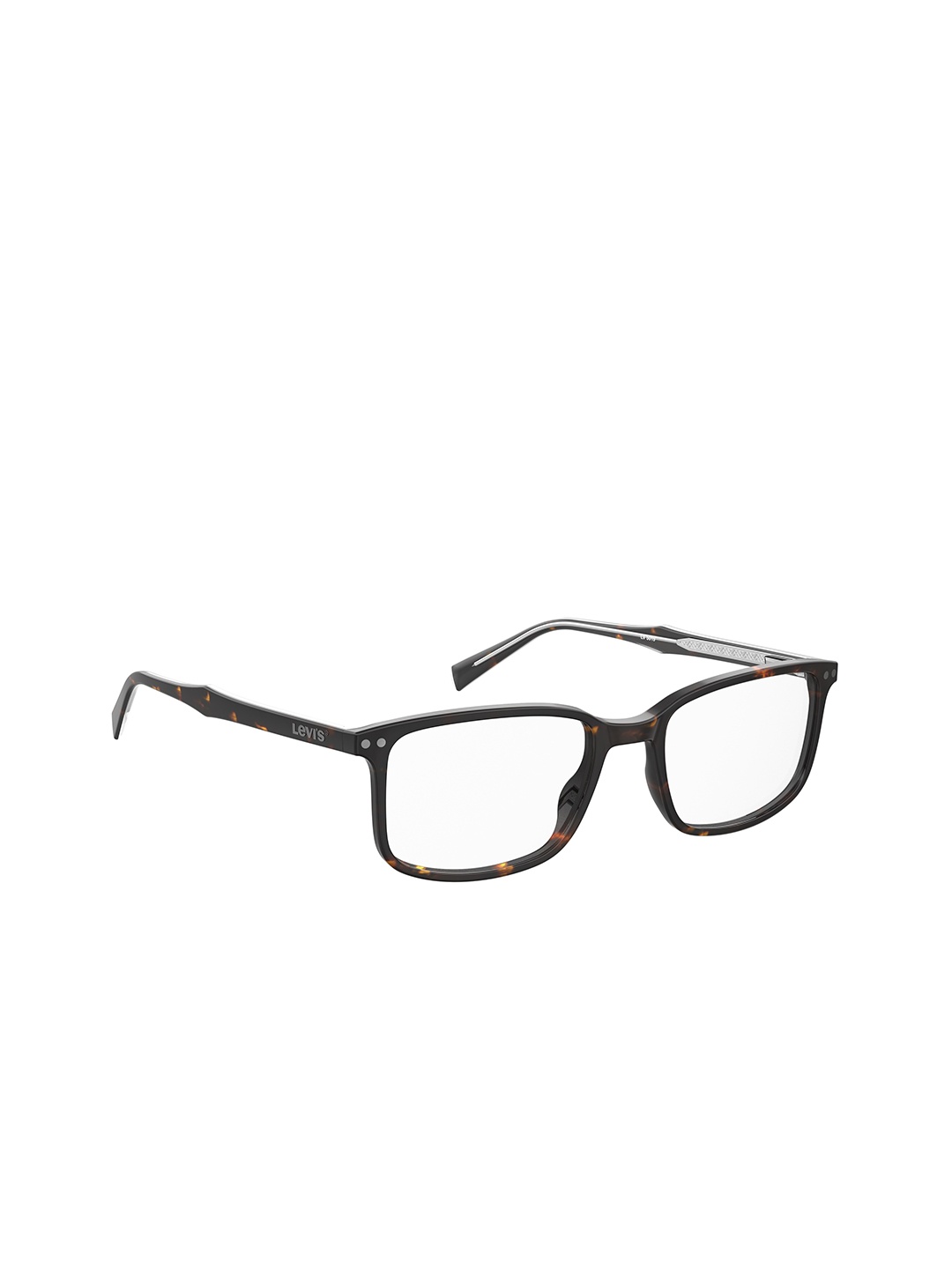 

Levis Men Clear Lens & Brown Square Sunglasses with Polarised Lens