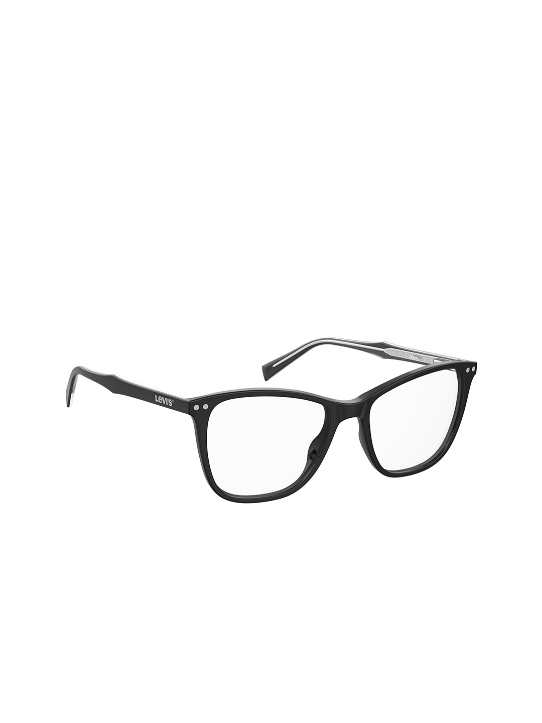 

Levis Women Clear Lens & Black Square Sunglasses with Polarised Lens