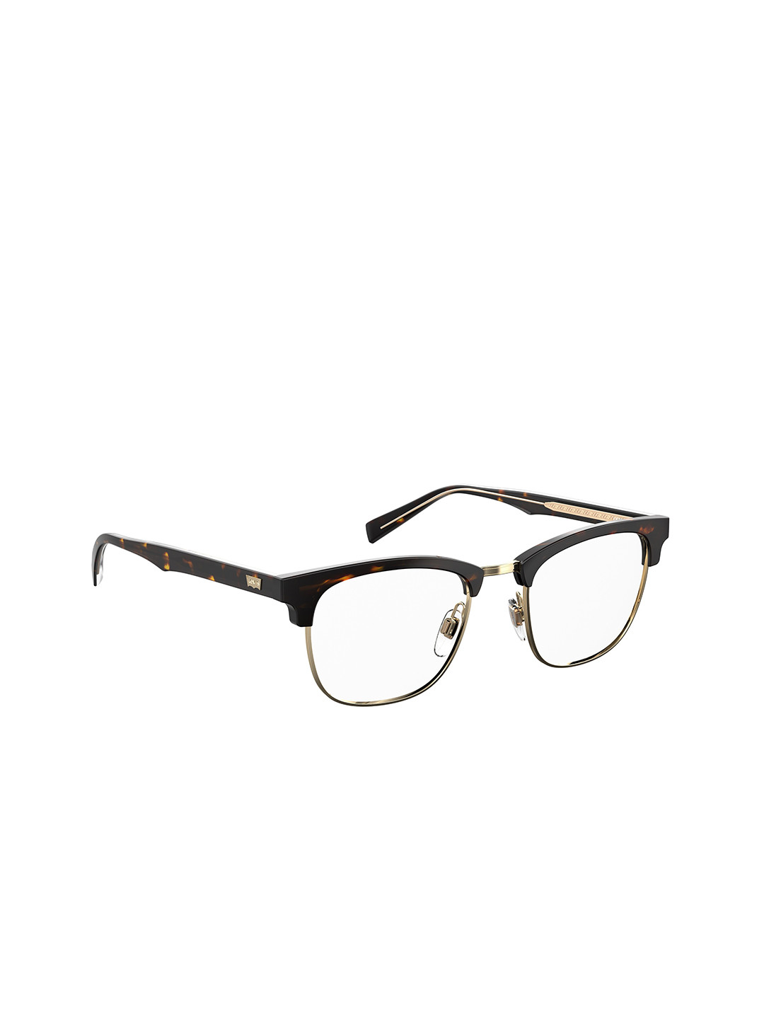 

Levis Men Clear Lens & Brown Square Sunglasses with Polarised Lens