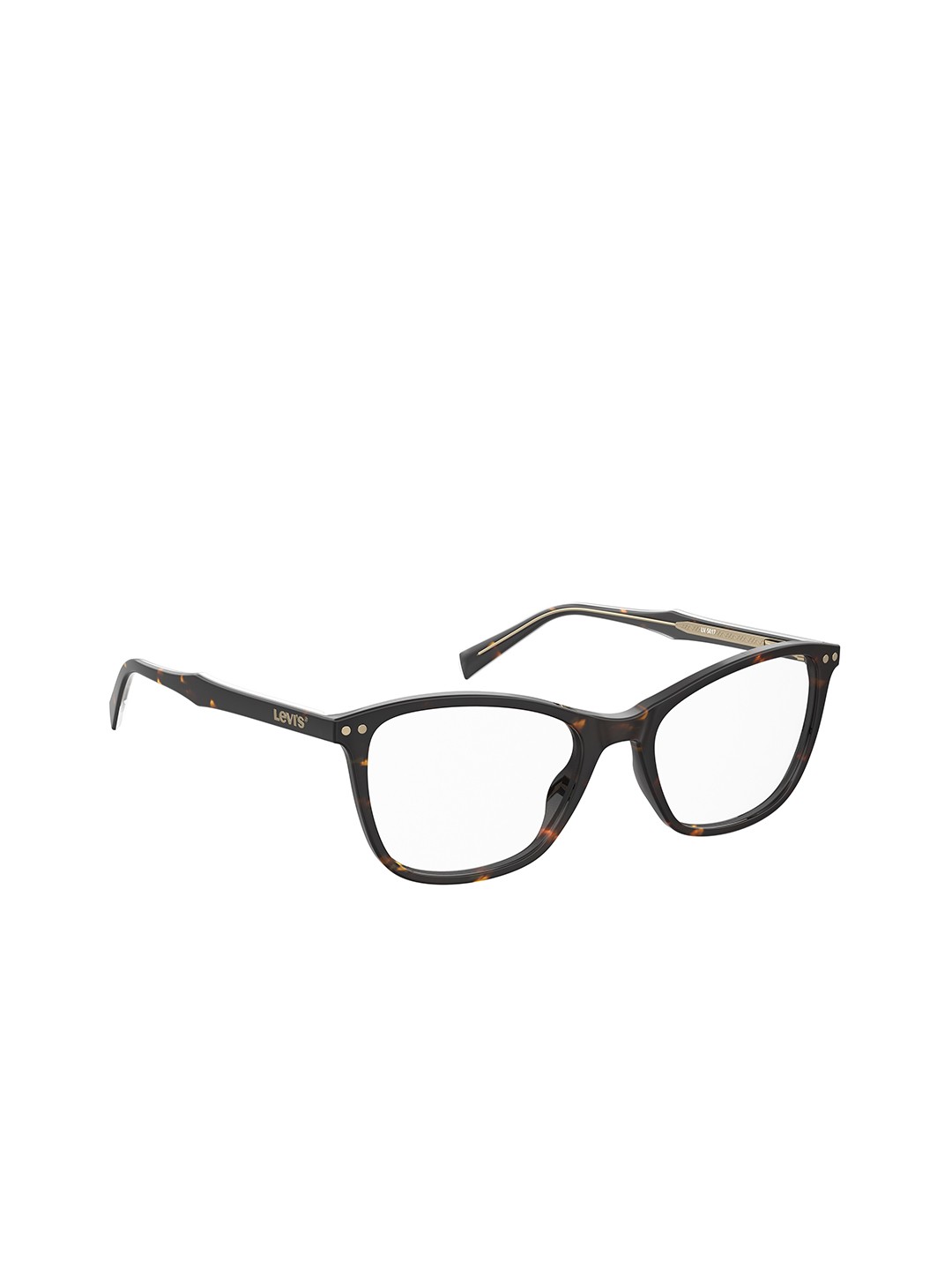 

Levis Women Clear Lens & Brown Square Sunglasses with Polarised Lens