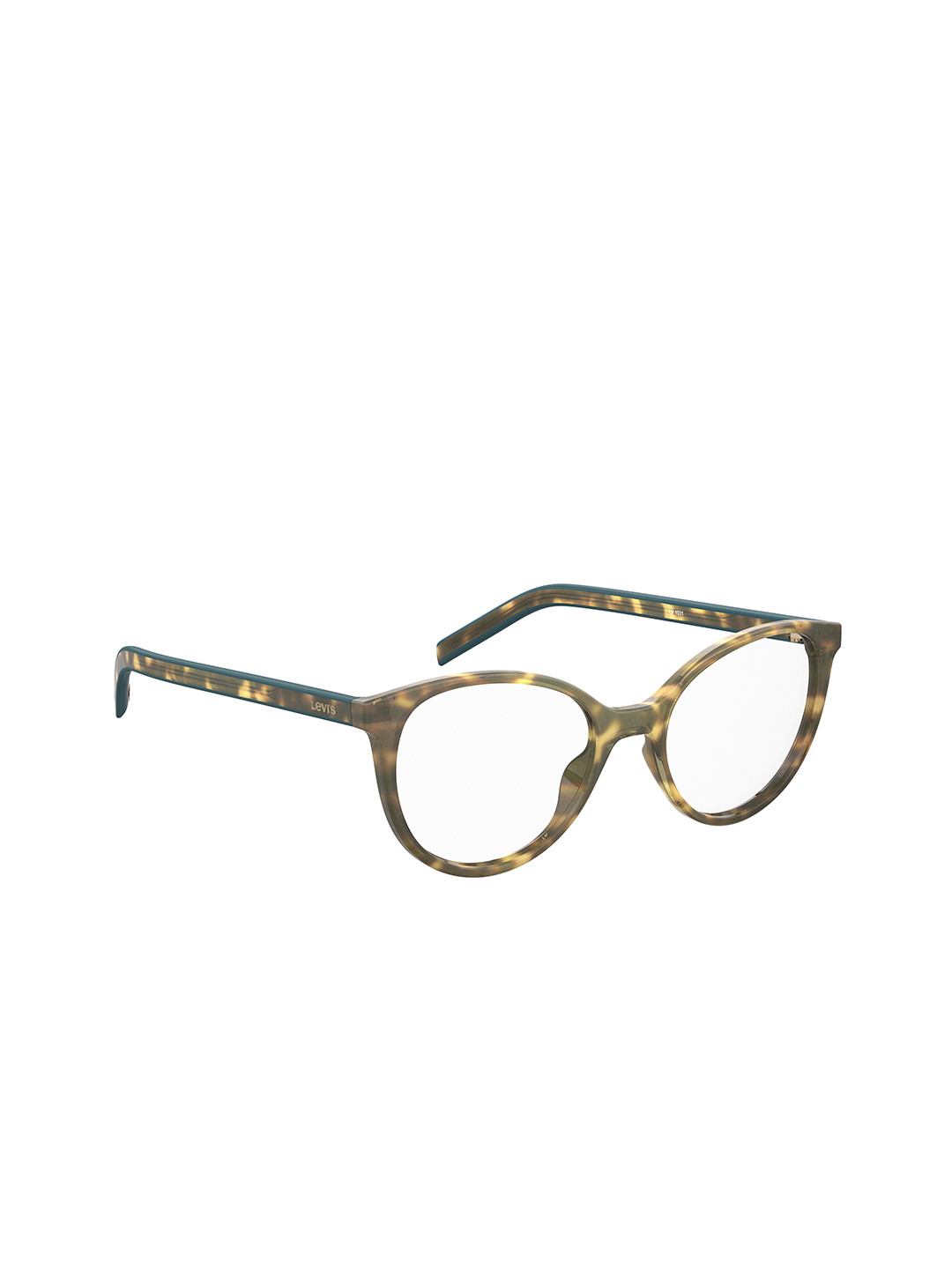 

Levis Men Clear Lens & Brown Round Sunglasses with Polarised Lens