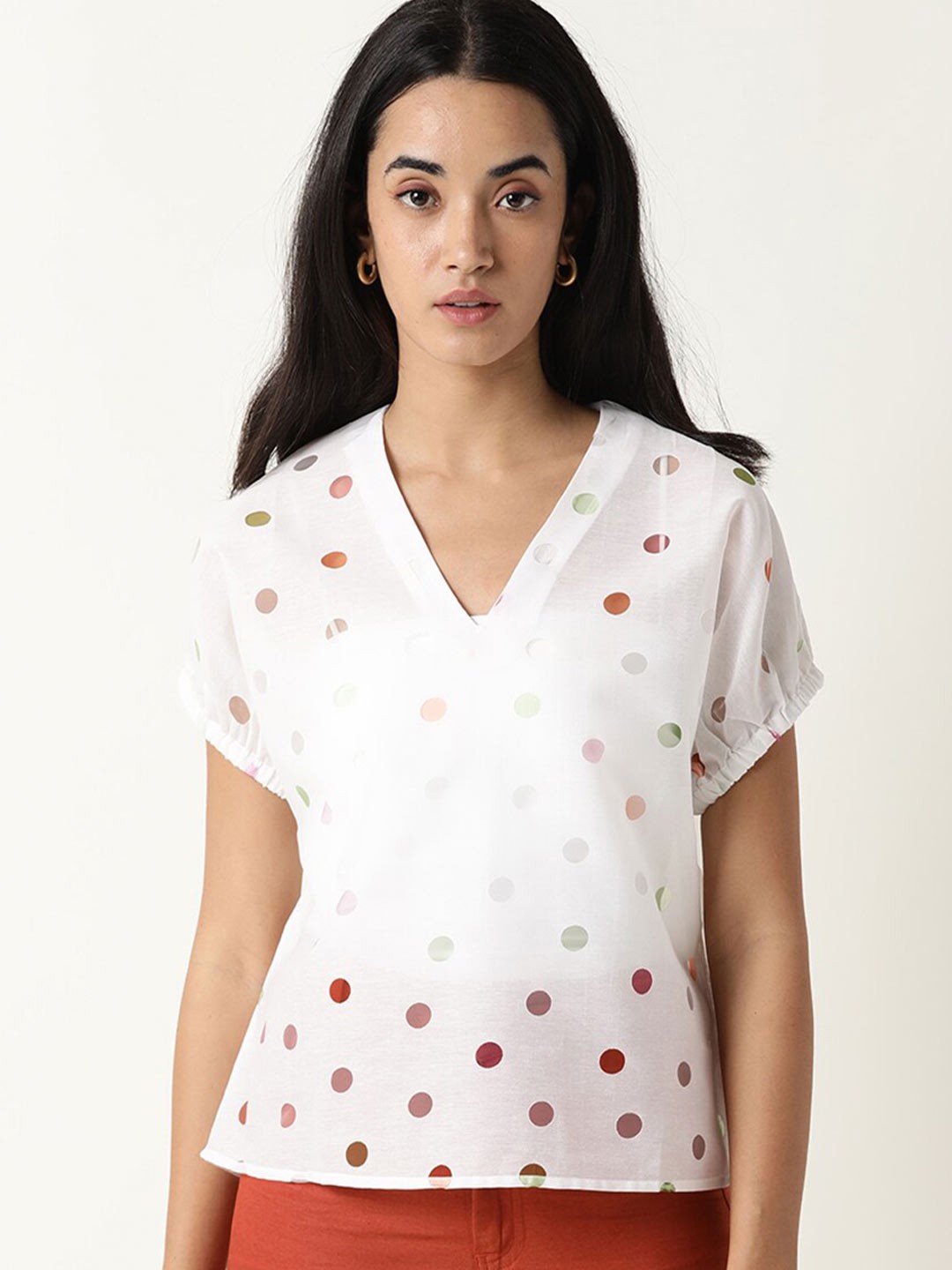 

RAREISM White Print Top