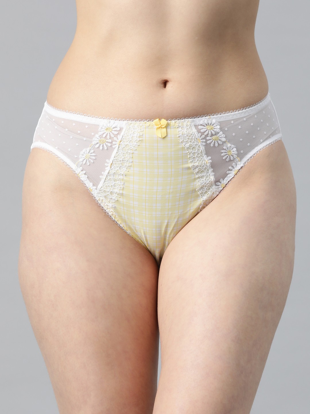 

Marks & Spencer Women High-Waist Lace Brief, White