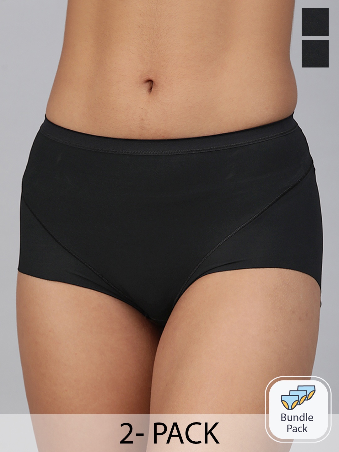 

Marks & Spencer Women Pack of 2 Hipster Briefs, Black