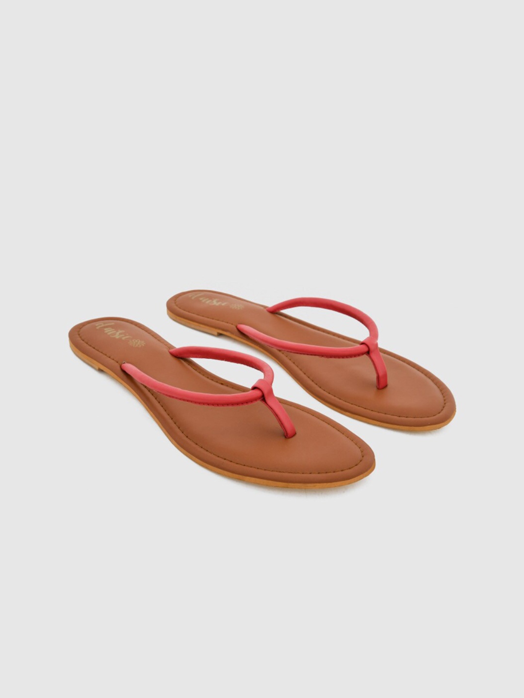 

daisie Women Coffee Brown Open Toe Flats