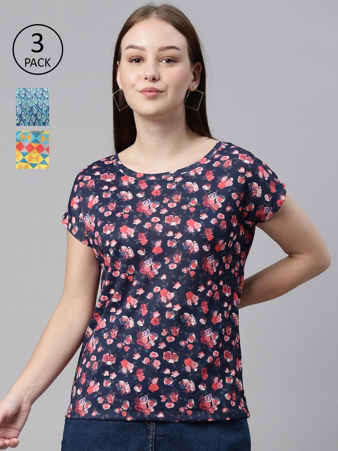 

LAYA Assorted Floral Print Top