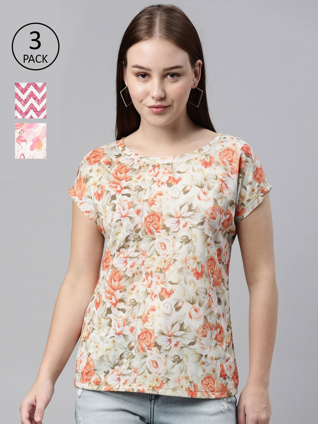 

LAYA Assorted Floral Print Top