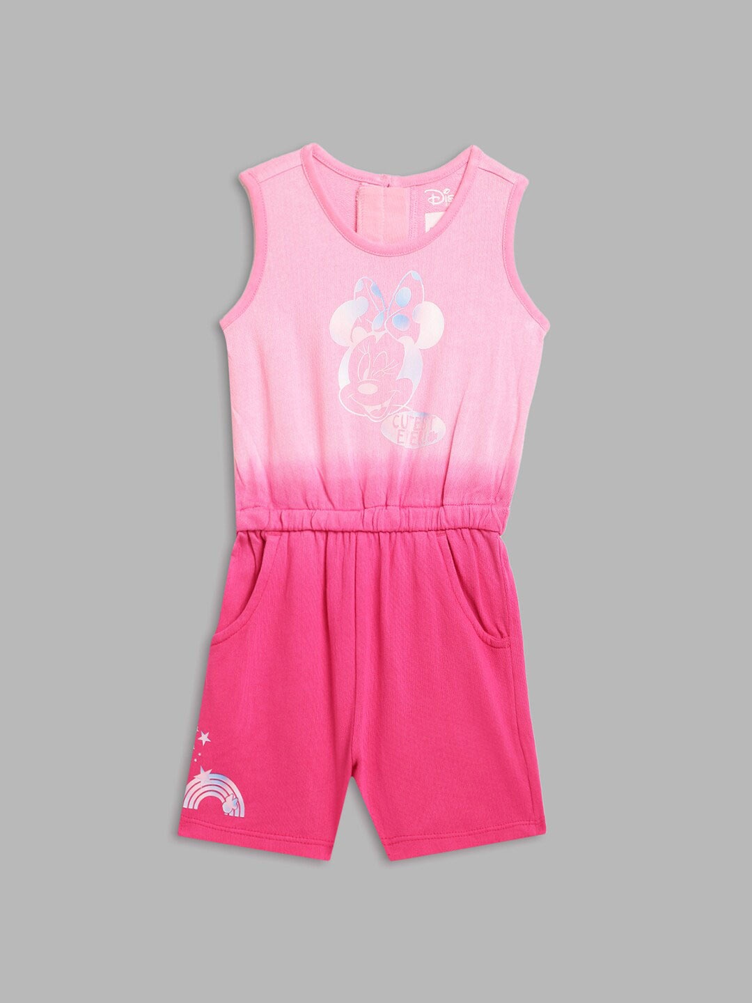 

Blue Giraffe Girls Pink & Blue Basic Jumpsuit