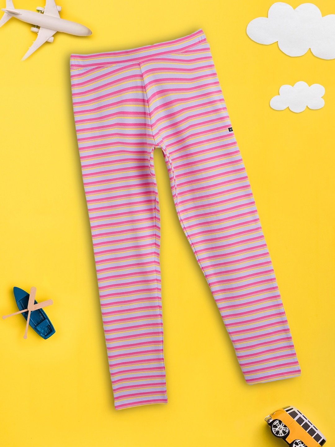 

XY Life Girls Pink Supercombed Cotton Leggings