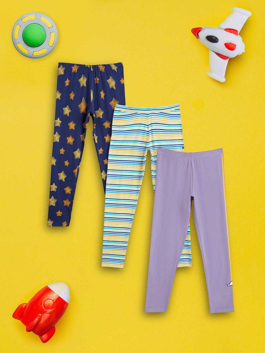 

XY Life Girl Astro Supercombed Cotton Leggings, Lavender